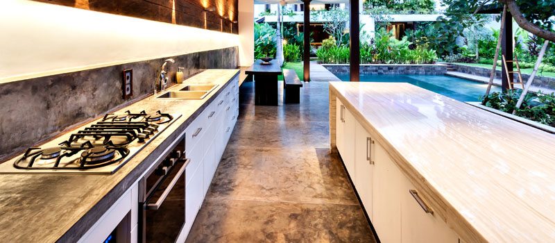Contemporary Outdoor Kitchen Outdoor Kitchen Remodel in Clermont, FL by The Gallery of Stone project photo 2